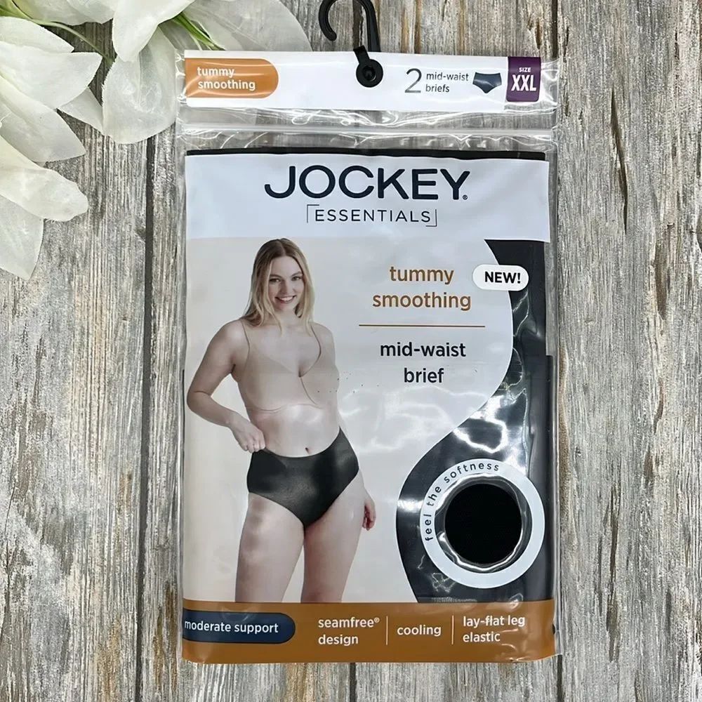 Seamfree Brief Panties Cooling Shapewear Body Slimming Underwear 2-Pack Size XXL